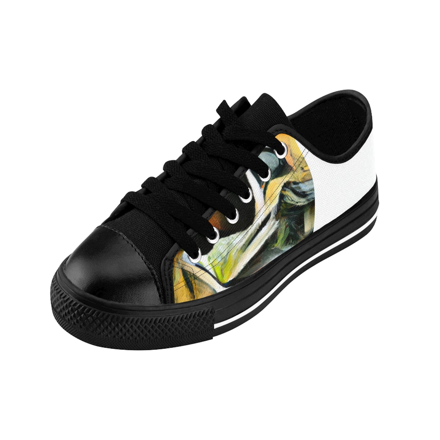 Juanita de la Torre is an acclaimed shoe designer from sixteenth-century Spain. A pioneer in her field, de la Torre is renowned for her unrivaled craftsmanship, producing beautiful and intricate shoes made from the finest-low top