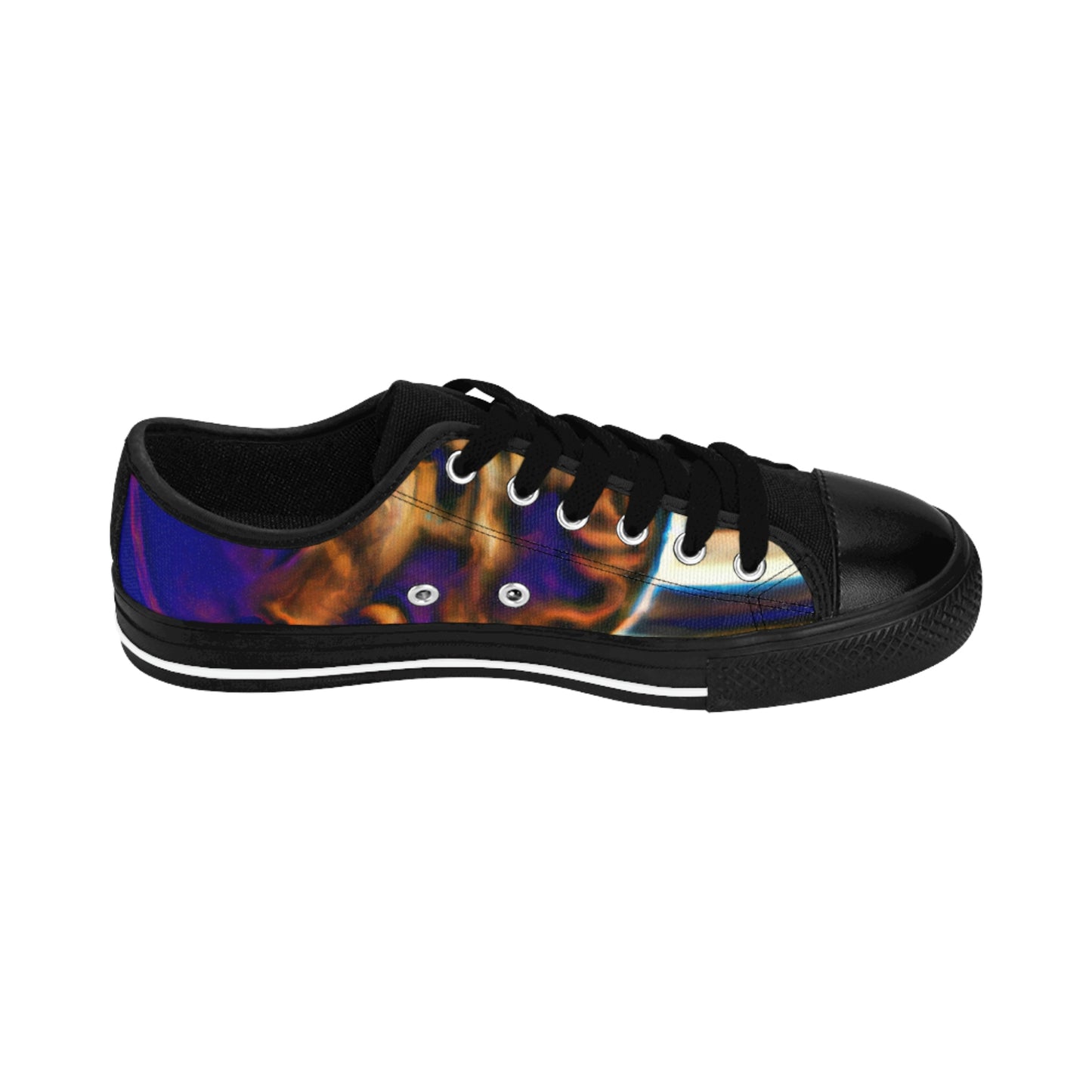 Josefina Gomez, a talented female shoe designer from Valencia, Spain in the 1500s. She is well known for her masterful leatherwork and playful, colorful details on traditional court shoes. Josefina is a self-taught-low top