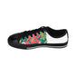 Hezaka Cortez-Beltran was a famed shoe designer of Spanish nobility in the 1500s. Hezaka designed intricately detailed hand-stitched leather shoes for royalty, the wealthy, and those of high status. He-low top