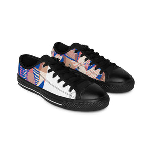 Pedro de Butanal, a male shoe designer from Spain in the 1500s. He was known for his exquisite craftsmanship and was often commissioned to create shoes for the rich and powerful. He was known for weaving leather with elaborate patterns-low top