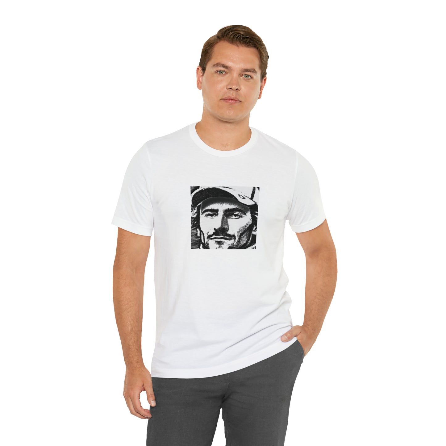 Vittorio Valente, a luxurious menswear streetwear designer from Milan, Italy in the late 1990s. His designs blended elements of classic Italian style with modern streetwear trends, creating bold and stylish looks that quickly spread throughout Europe-Tee