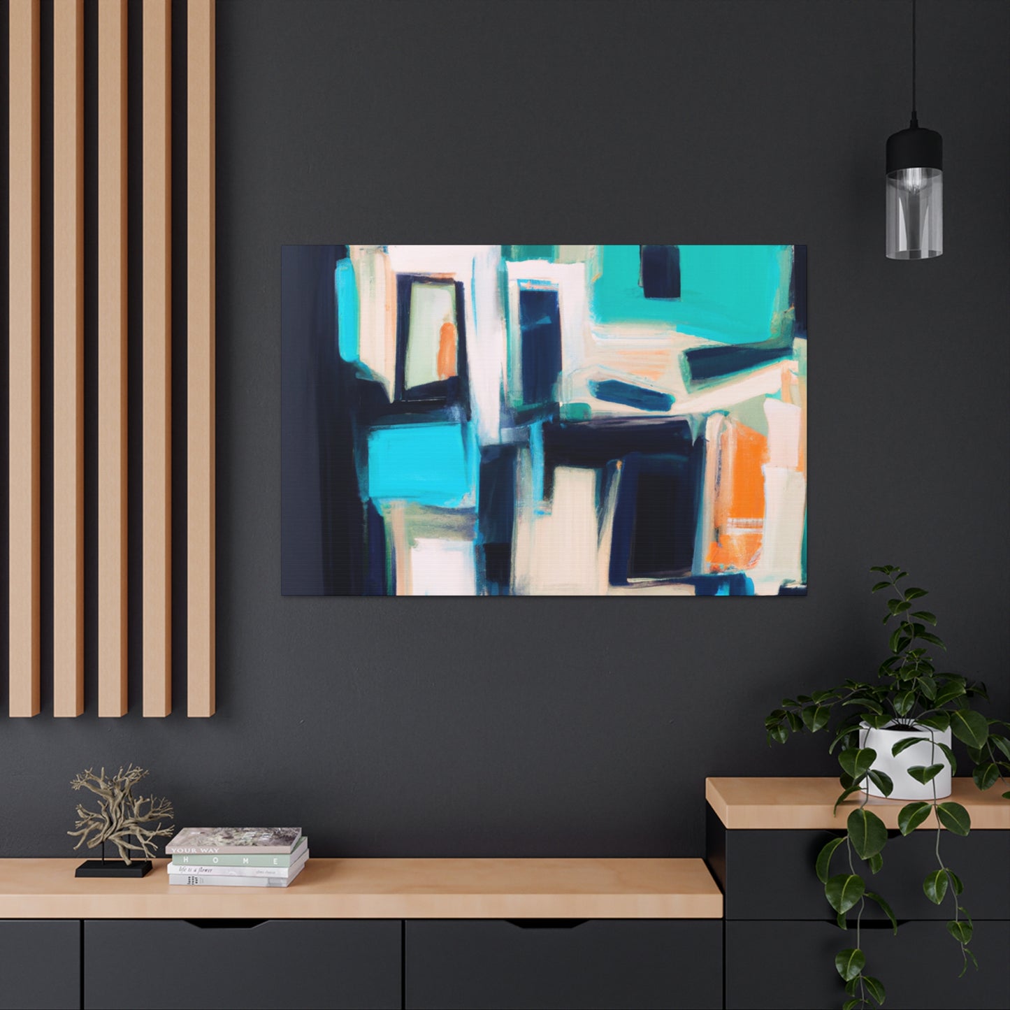 Leafy Blosswood-canvas
