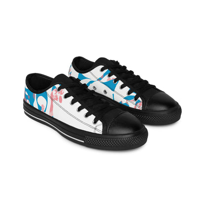Pedro Lopez, a Spanish shoemaker from the 1500s known for his bold creations. He pioneered the use of vivid colors such as bright oranges, reds, and blues and was known for his clever use of leather accents and stitching design-low top