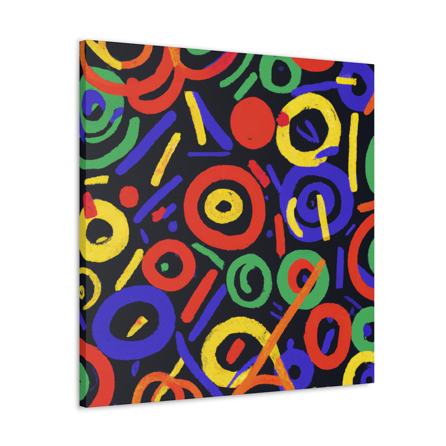 The artist Ugo Despaullée.-canvas