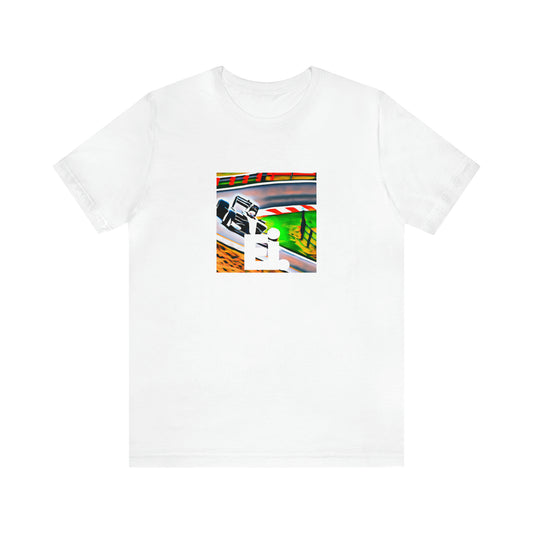 Cesare Marchesano, a male streetwear designer from Italy in the 1990s. Raised in the city of Milan, Cesare worked with leather, denim and cotton to create stylishly bold designs that were rebellious in their creative-Tee