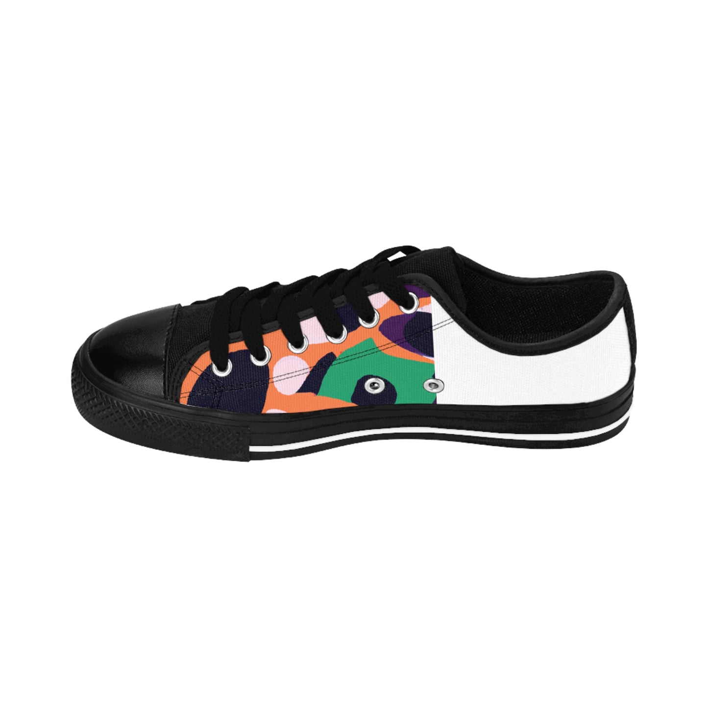 Heberto de la Fuente was an enterprising shoe designer from Spain in the 1500s. Heberto had a revolutionary vision for fashion, introducing bright and unique colors into his designs. He often used fabrics not typically seen in shoe design,-low top