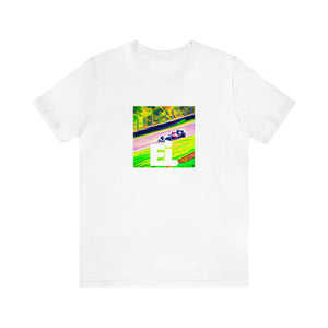 Fabio Abbiati, a youthful streetwear designer from Milan, Italy in the 1990s. His designs were influenced by the skateboard, punk, and graffiti subcultures of the time and he was known for the bold cartoons-Tee