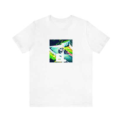 Federica Agostini, an Italian streetwear designer from the 1990s. She was known for her edgy, experimental designs, using bold and daring fabrics to create vibrant and unique streetwear pieces. She was ahead of her time-Tee