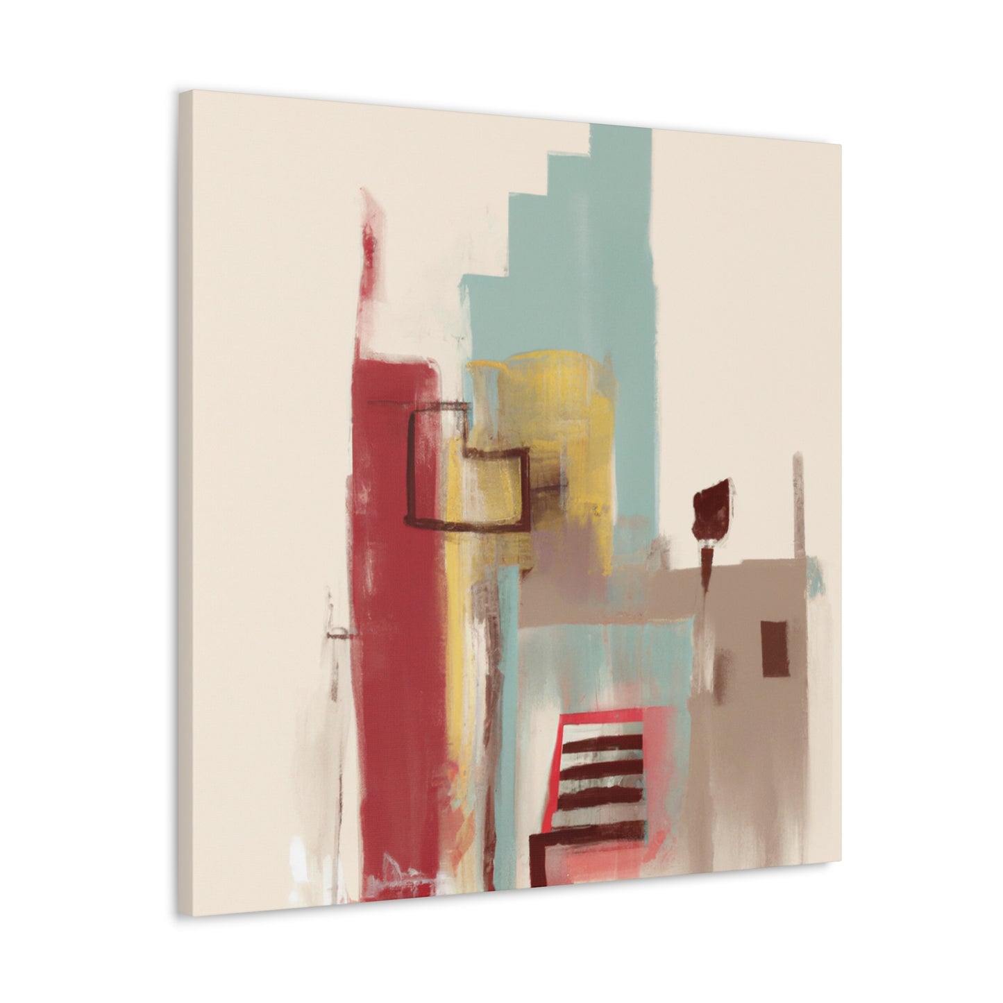 Johannes Verna de Driehoek-canvas