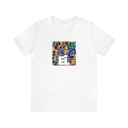 Lucia D'Esposito, a female streetwear designer from Italy in the 1990s. After discovering her passion for fashion at a young age, Lucia began experimenting with her own style of designs. She found inspiration in her unique Italian-Tee