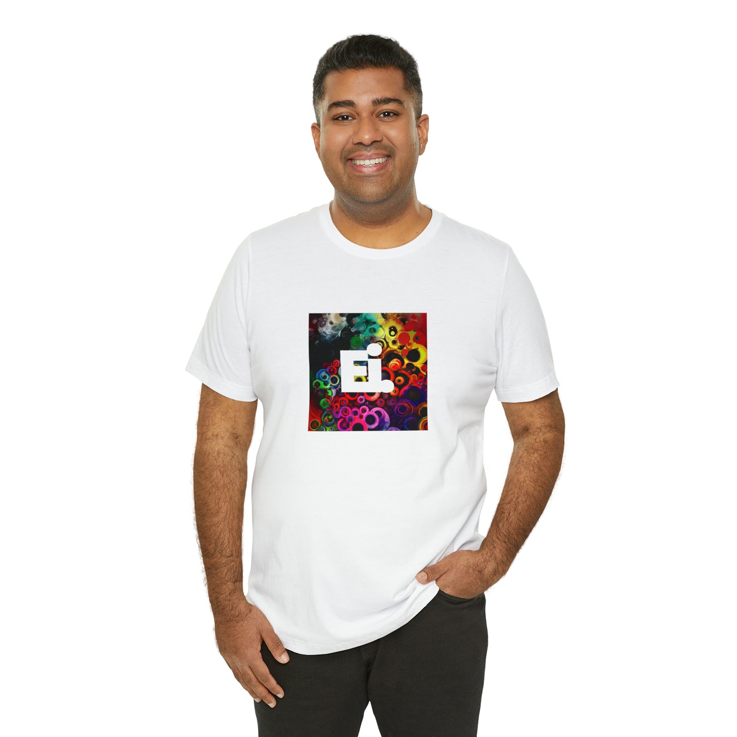 Gianni Salvo, an Italian streetwear designer from the 90s. He was known for his bold, bright colors and patterns, with a mix of retro styling and modern cuts. He was one of the first designers to bring street-Tee