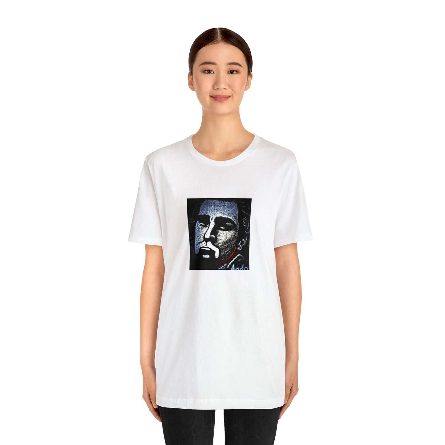 Giuseppe Russo, a stylish and flamboyant streetwear designer from Milan, Italy who rose to fame in the 1990s. He is known for his avant-garde silhouettes and bold use of colors and patterns.-Tee