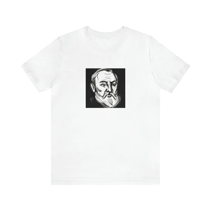 Giovanni Bellini, a male streetwear designer from Italy in the 1990s. His designs featured a unique fusion of classic Italian style, with contemporary streetwear influences. He was renowned for creating bold, daring pieces that pushed the boundaries-Tee