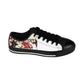 Cecilia de Madrid is an imaginary Spanish shoe designer from the 1500s. She specializes in reinventing traditional Spanish shoe designs for a modern audience. Her colorful and intricate embroidery patterns and tasseled leather straps are a-low top