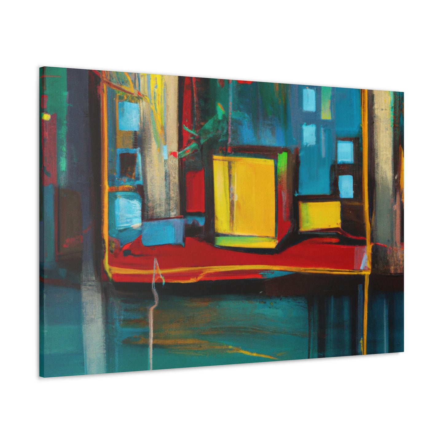 Percival De Vries.-canvas
