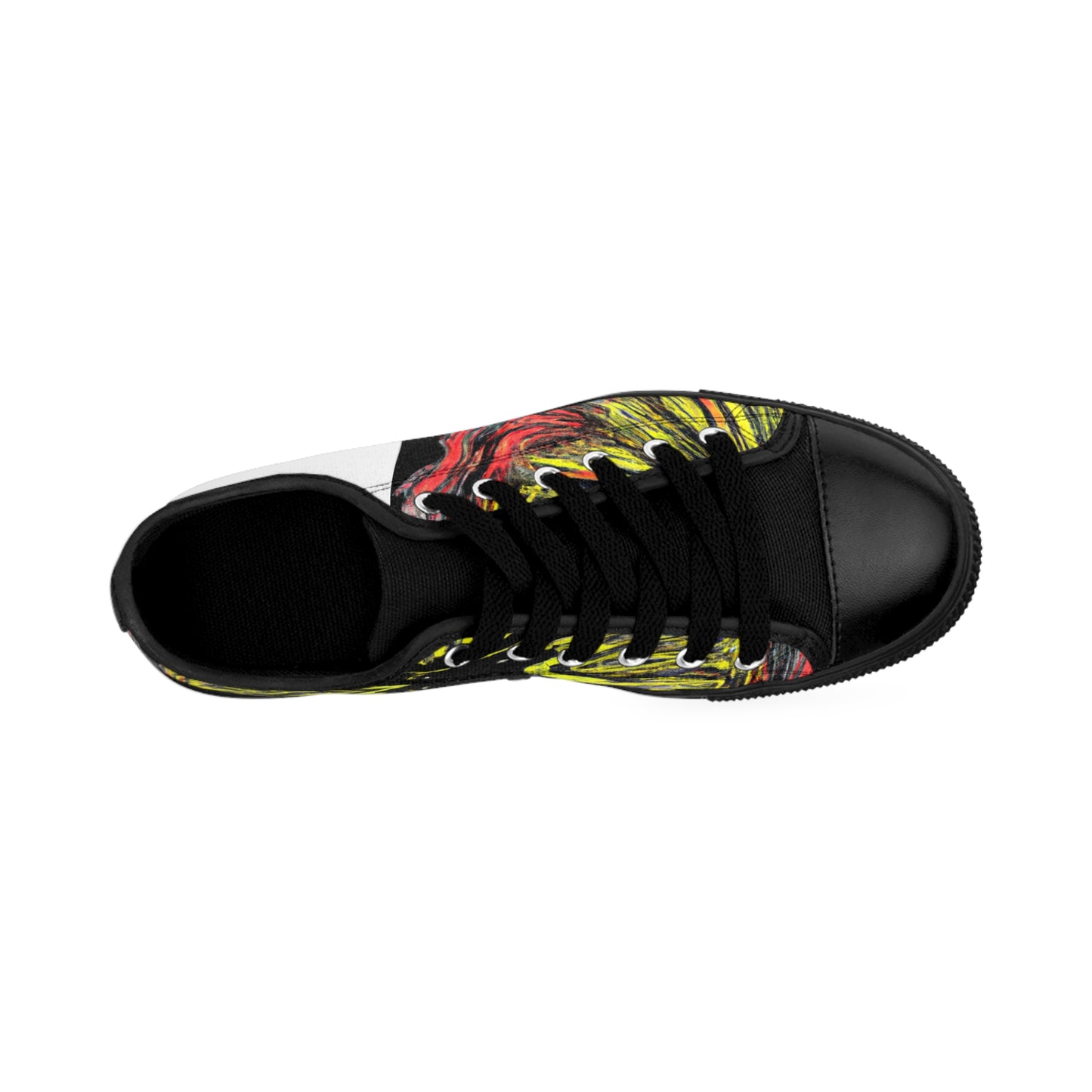 Manuel da Ranada, an eccentric and visionary Spanish shoemaker from the 16th century. He had the revolutionary idea of combining traditional shoe designs with new, modern materials, such as bejeweled buckles and vibrant dyes. Not-low top