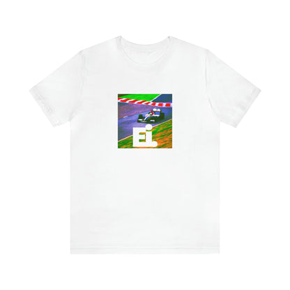 Marina Rossi, a female streetwear designer from Milan, Italy. Initially starting out as a seamstress in the late 80s, Marina quickly gained a following for her iconic look – vibrant colours, patchwork panels and graphic prints were her-Tee