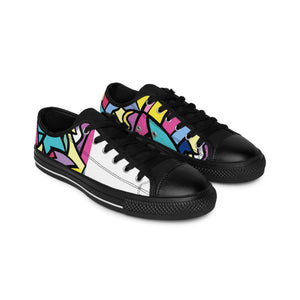 Juanita de Castillo, an innovative and visionary Spanish shoe designer from the 1500s. She came from a long line of shoemakers and loved experimenting with new and daring designs, often combining Spanish flair with new and unusual materials.-low top
