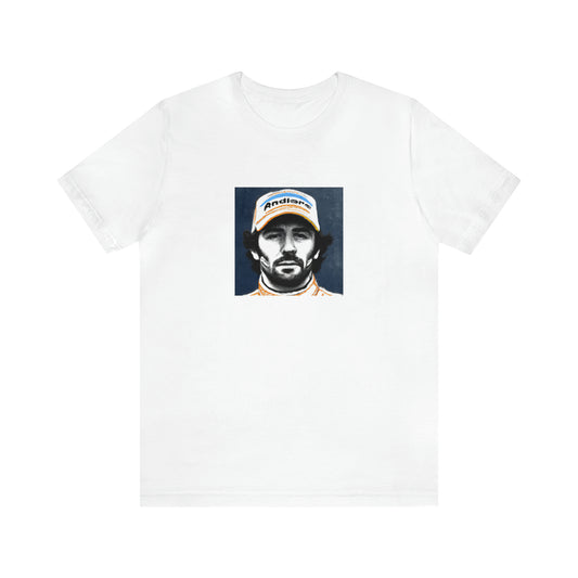 Lucio Marcello, a male streetwear designer from Italy in the 1990s. He was known for his bold, in-your-face street styles and for infusing classic Italian silhouettes and cuts with modern trends, creating daring-Tee