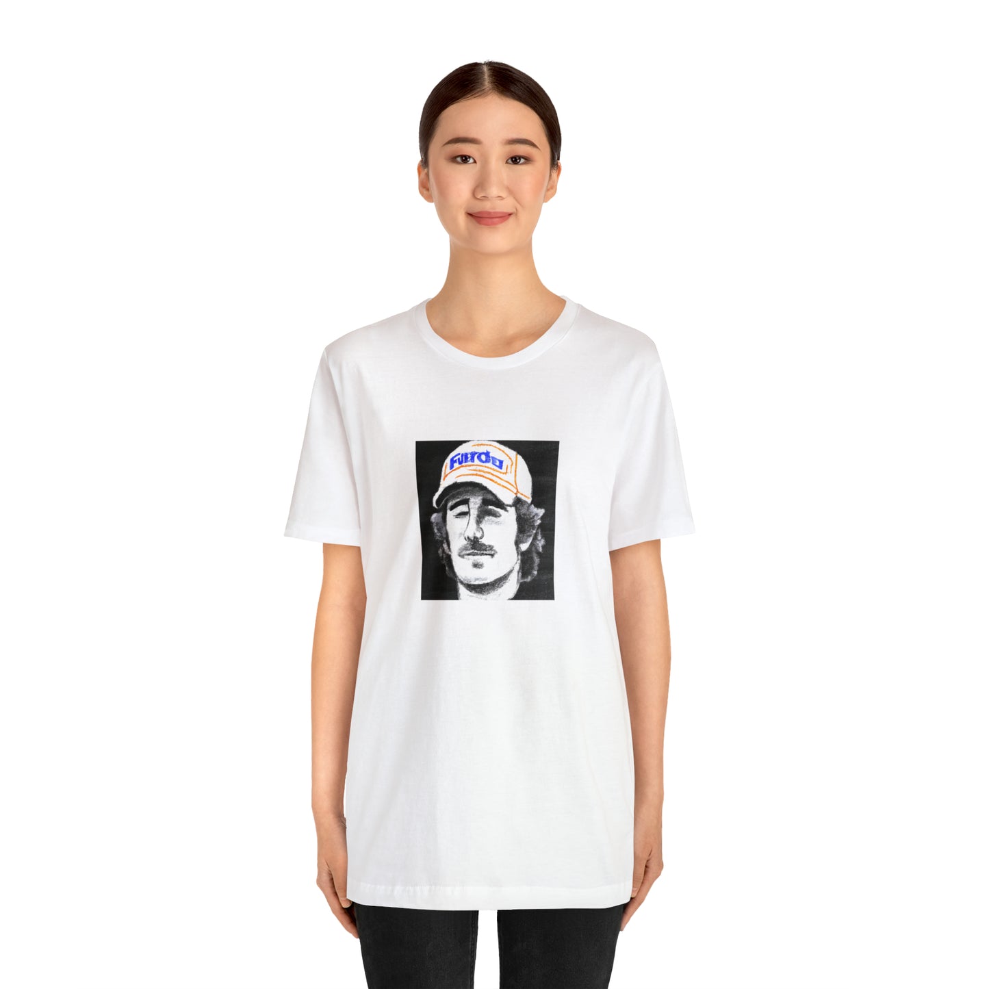 Gianni Italia, a legendary Italian streetwear designer from the 1990s. He was known for his innovative designs that combined classic Italian tailoring with bold modern graphics and over-the-top street-inspired looks. He gained notoriety-Tee