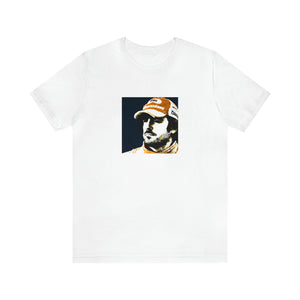Giuseppe Orso, a 1990s streetwear designer from Italy. Giuseppe was famed for his bold, yet classic designs from a range of different fabrics. His pieces combined old-school styling, modern patterns, and striking color-Tee