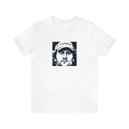 The legendary Italian streetwear designer Andrea Caroselli from the 1990s! Andrea's designs were inspired by the vibrant youth culture of Milan and the edgy street style of Florence. He often used bright colors and bold prints to create eye--Tee