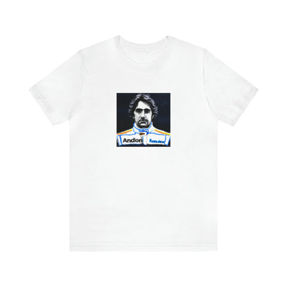 Giovanni Rossi, a famed Italian streetwear designer in the 1990s. With a passion for combining stylish Italian flair with street-inspired designs, Giovanni found success when his first line debuted in 1995. His pieces were usually vibrant and eye-Tee