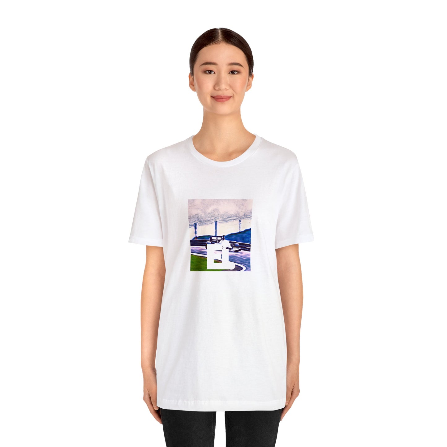 Lorenzo di Montefiore, a flashy yet understated Italian streetwear designer from the early 90s. He was known for his signature bold prints and outrageous color combinations, but his greatest legacy was the introduction of unisex fashion-Tee