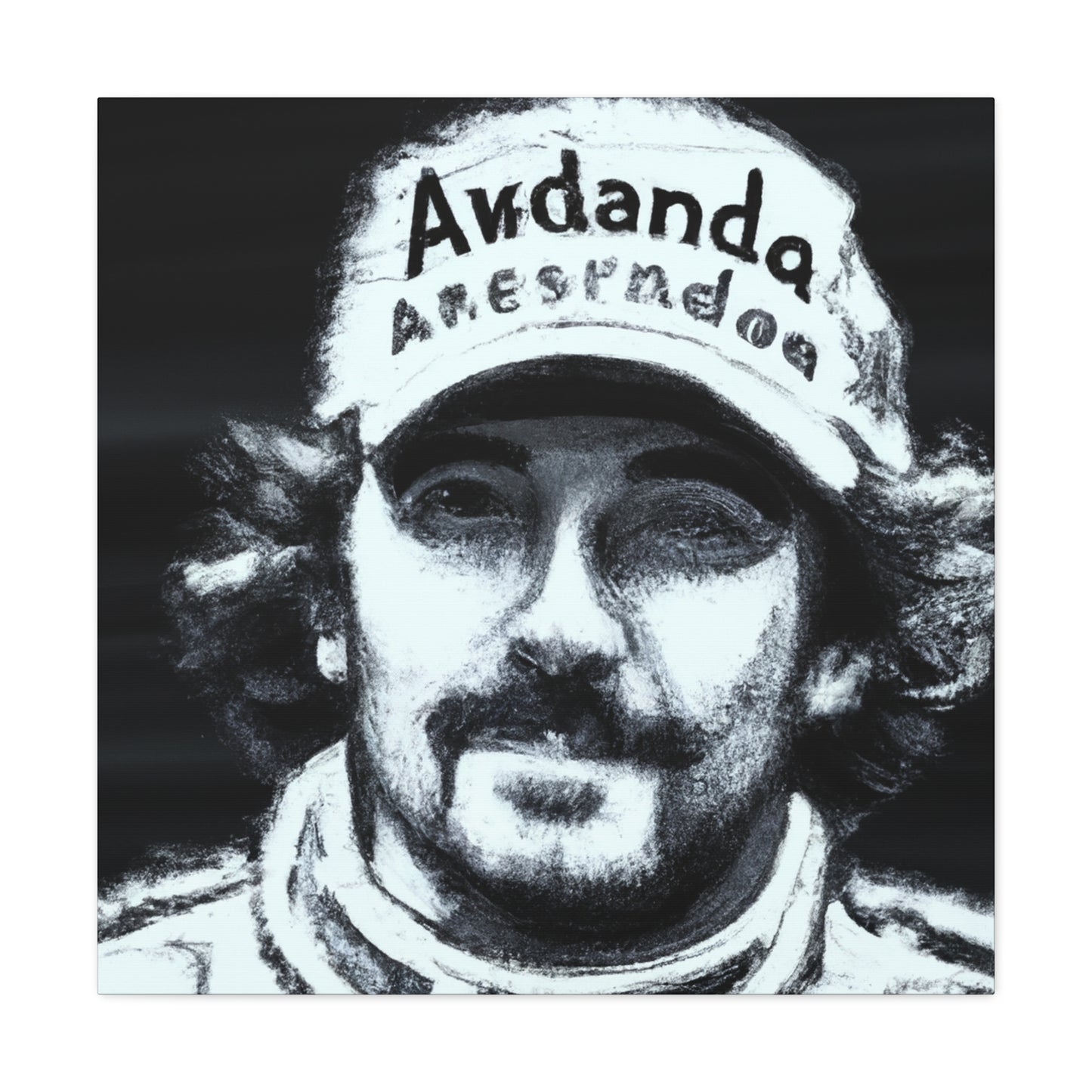 Gretzky van Rembrandt.-canvas