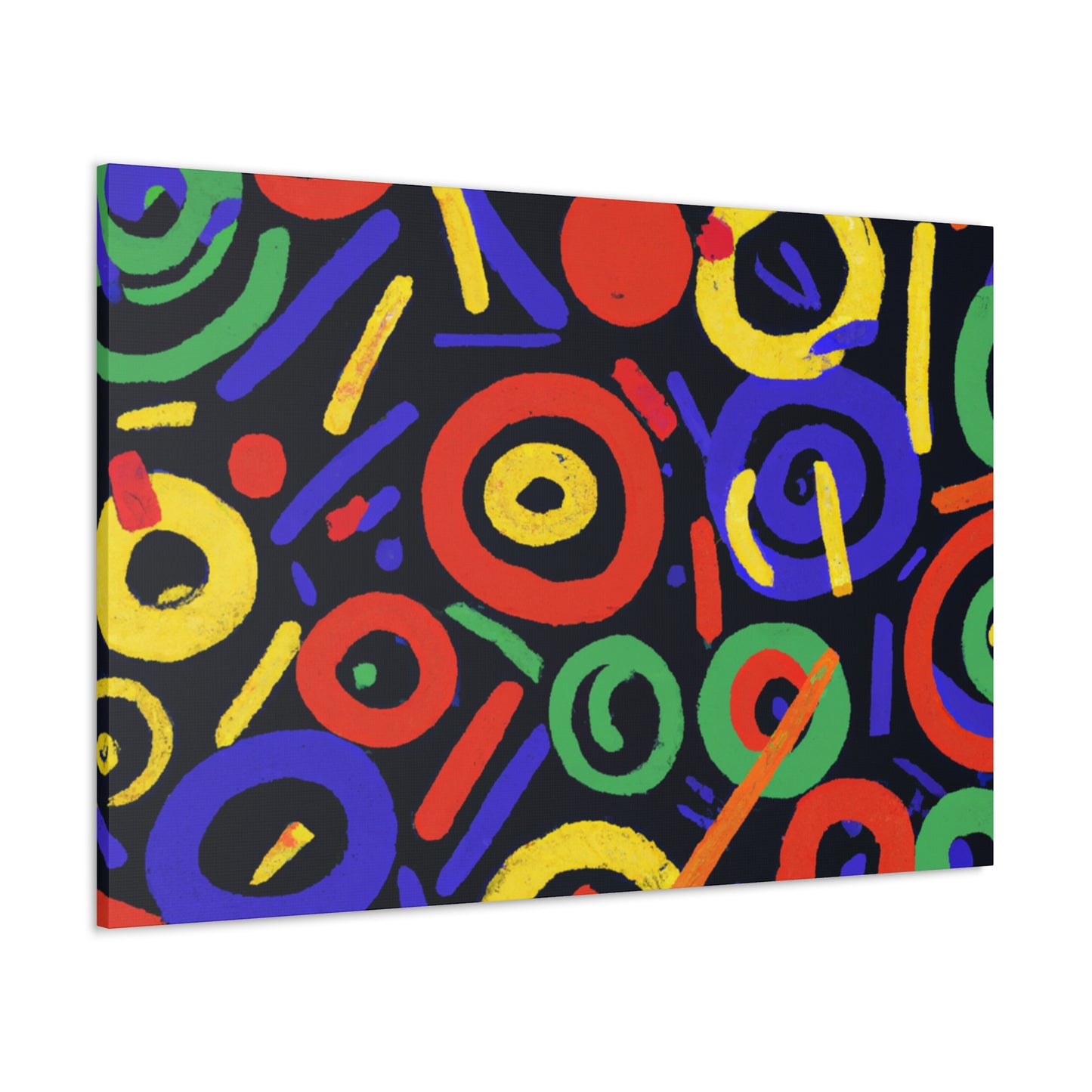 The artist Ugo Despaullée.-canvas