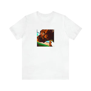 Elena di Roma. An Italian streetwear designer from the 90s. Known for her bold and daring designs that took fashion to a new level. From oversized tees and baggy pants to voluminous skirts and oversized accessories, Elena-Tee