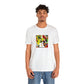 Enzo Di Mauro, a gender-neutral Italian streetwear designer from Rome in the 90s. Their classic collections feature bold graphics, bright colors, and timeless Italian tailoring, reflecting the energy and vibrancy of the era.-Tee