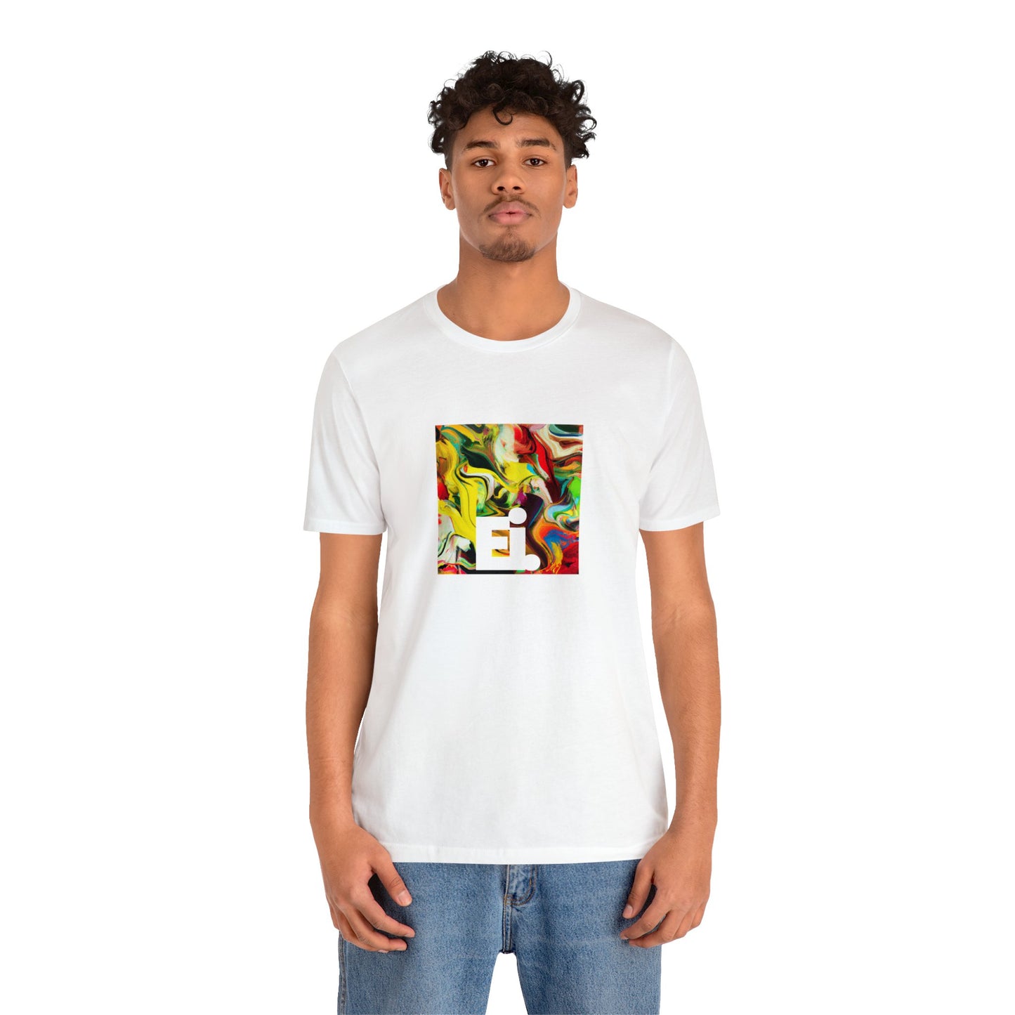 Enzo Di Mauro, a gender-neutral Italian streetwear designer from Rome in the 90s. Their classic collections feature bold graphics, bright colors, and timeless Italian tailoring, reflecting the energy and vibrancy of the era.-Tee