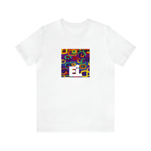 Giovanna Valentina, a female streetwear designer based in Milan, Italy during the 1990s. She was known for her vibrant and unique designs, which often included her signature color blocking, intricate embroidery, and playful use of-Tee
