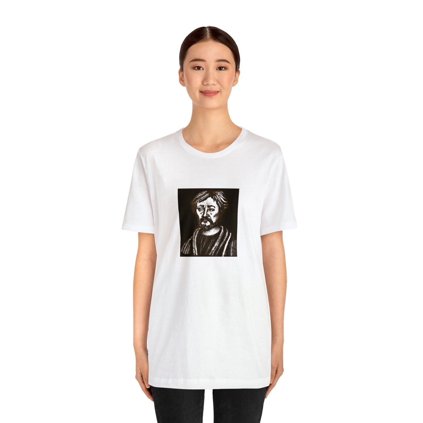Luca de Laurenti, an iconic Italian streetwear designer from the 1990s. His designs combined classic Italian tailoring and edgy streetwear to create a unique, forward-thinking look. He was known for his bold use of prints-Tee