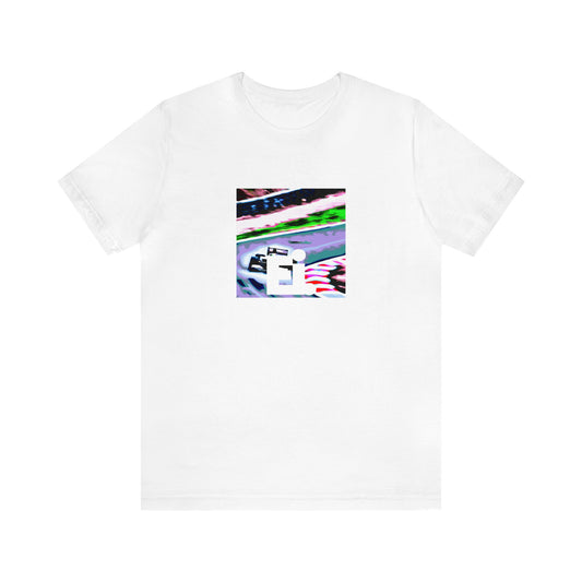Scarlettina DiSerrafino, an iconic Italian streetwear designer from the 90s. She was known for her bold, colorful designs that combined traditional silhouettes with a modern edge, focusing on pieces that could be worn both on the-Tee