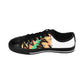 Franciso de los Monteros, a male shoe designer from Granada, Spain in the 1500s. He was known for his elaborate and unique embroidery designs on handmade leather shoes. He was particularly popular amongst the nobility and royalty-low top