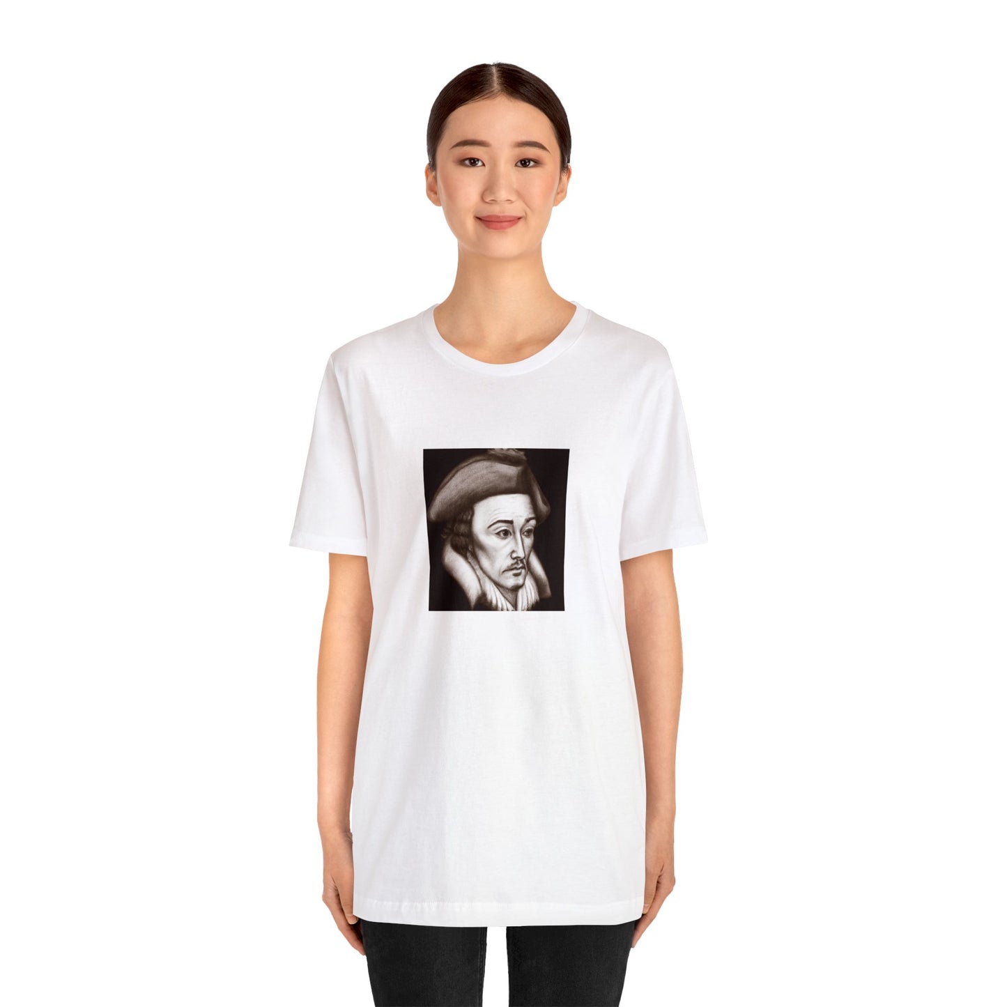 Giulietta Romano, a female streetwear designer from Rome in the 1990s. She was a leader in fashion and set trends for her decade with her edgy, bold designs that pushed the boundaries of fashion. Her pieces were-Tee