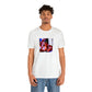 Giovanni Lucciano - He was a young but talented streetwear designer from Rome, Italy in the late 1990s. He gained notoriety for his wild and daring designs that featured strong geometric cutouts and daringly bright colors. His-Tee
