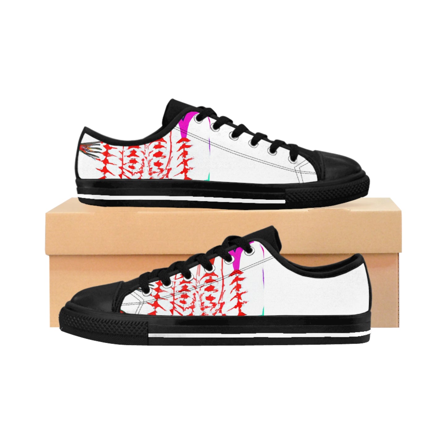 Santiago de Castilla. An aspiring male shoe designer hailing from Seville, Spain in the 1500s. Known for his unique and sophisticated designs, Santiago was intent on pushing the boundaries of the traditional artistry and craftsmanship of-low top