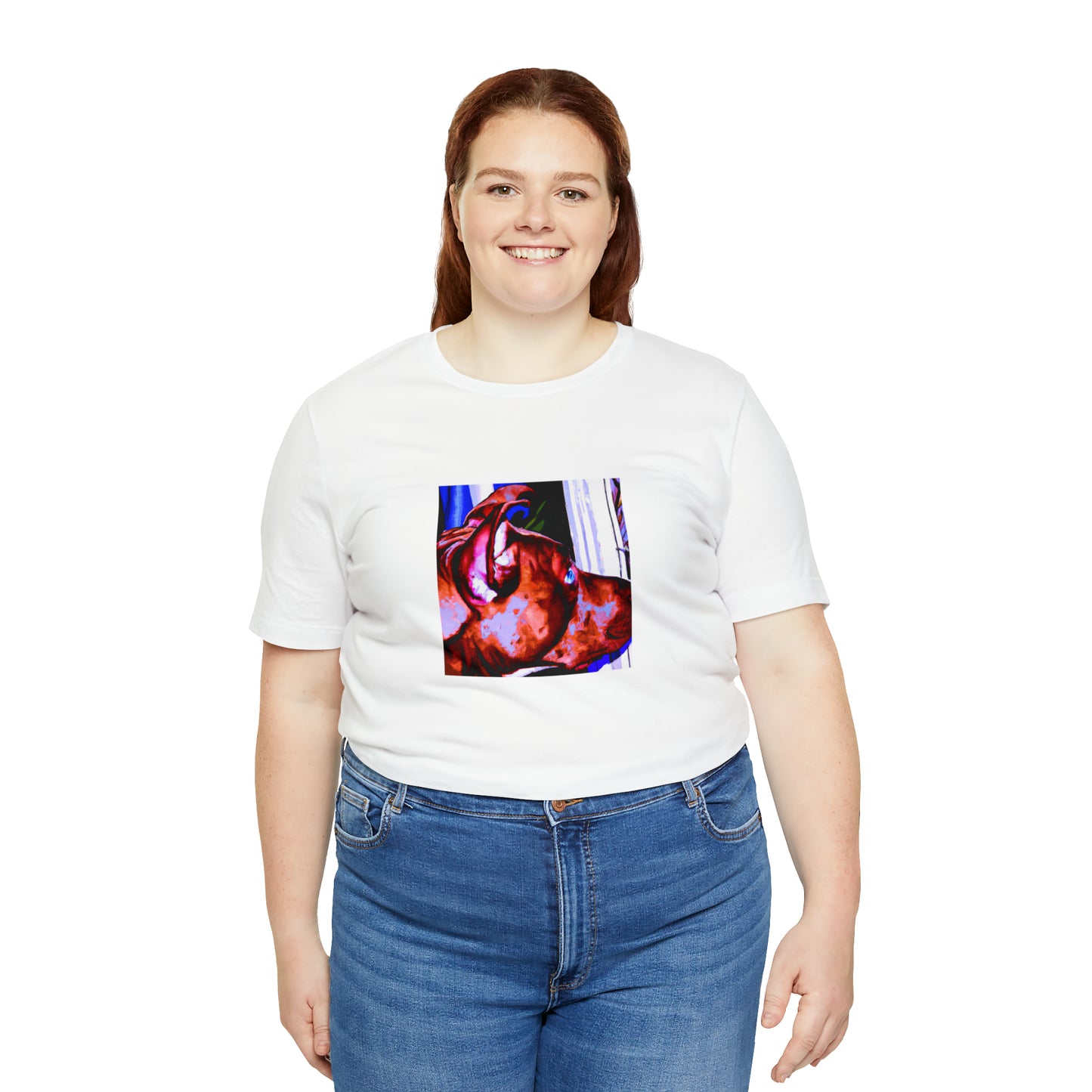 Giovanni Lucciano - He was a young but talented streetwear designer from Rome, Italy in the late 1990s. He gained notoriety for his wild and daring designs that featured strong geometric cutouts and daringly bright colors. His-Tee