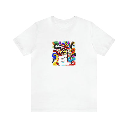 Valentina Della Moda, an Italian streetwear designer from the 1990s. She was renowned for her edgy designs, bold color combinations and bold use of patterns. She was a trailblazer of streetwear fashion, introducing-Tee