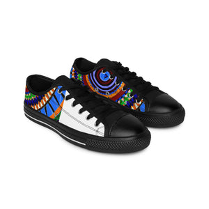 Miguel de Toledo, a Spanish shoemaker in the 1500s, was renowned for his ornate and durably crafted leather shoes for the nobility. He was one of the first craftspeople to incorporate intricate designs and hand-em-low top
