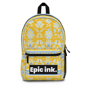 L'artiste Madestin Rosseau-backpack