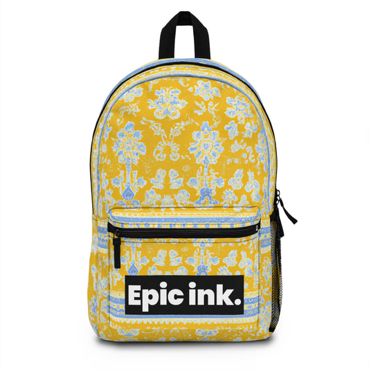 L'artiste Madestin Rosseau-backpack