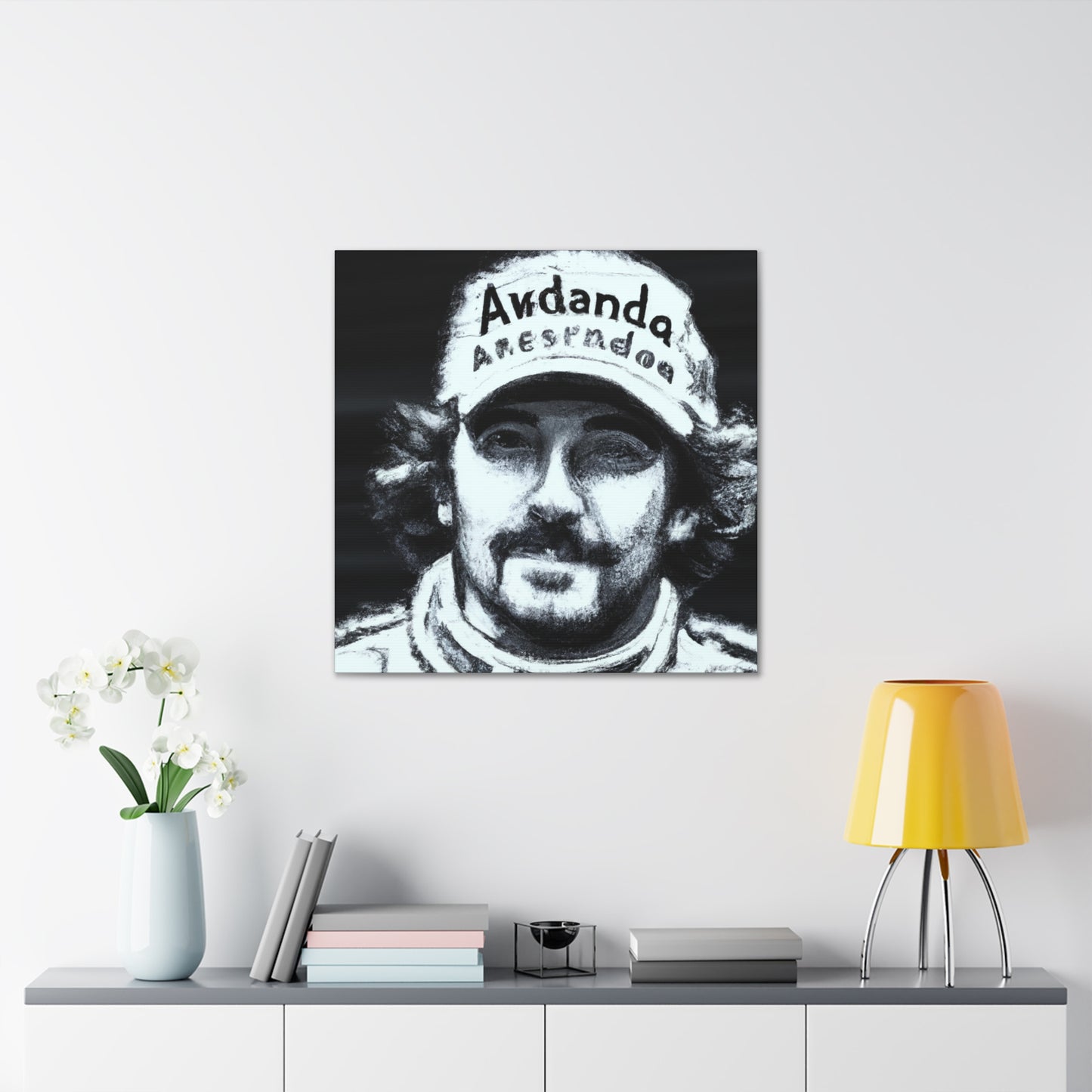 Gretzky van Rembrandt.-canvas