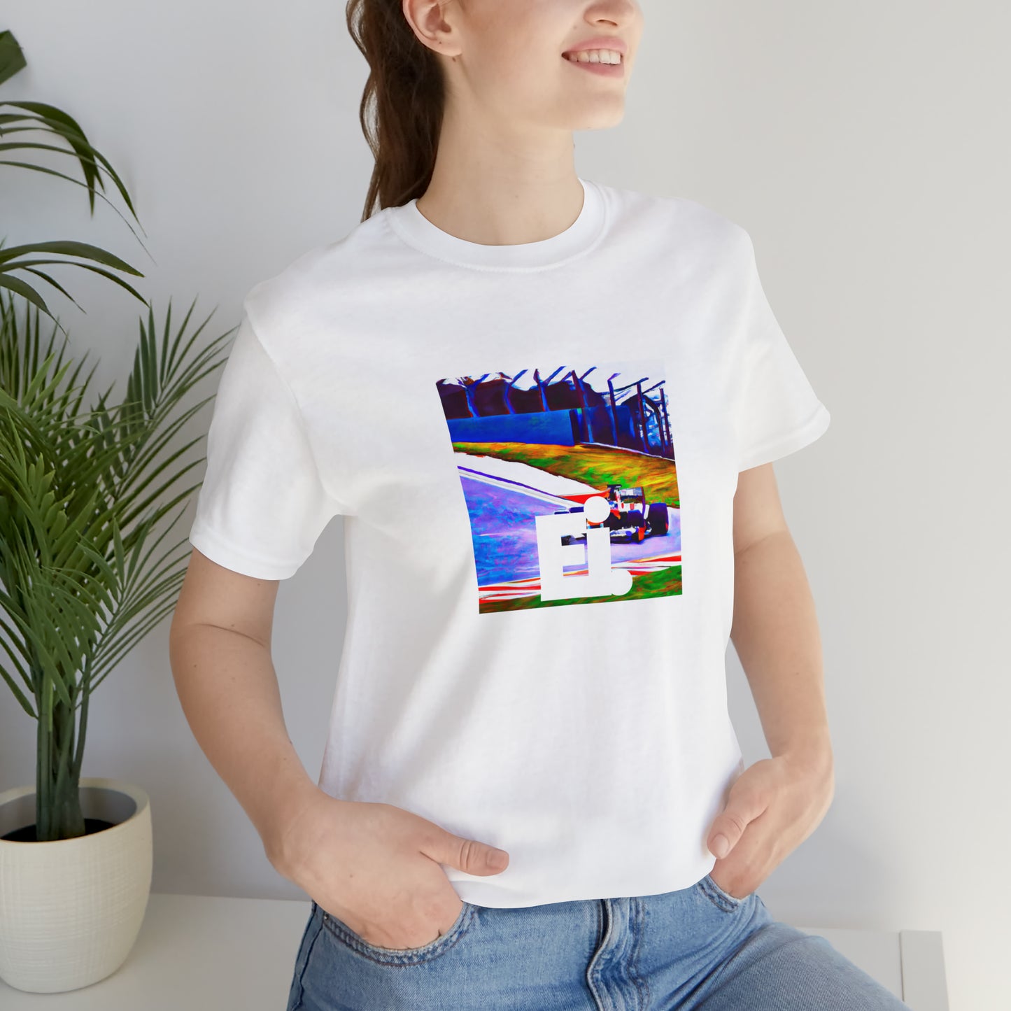 Luciana Giglioni, a female streetwear designer from Milan in the 1990s. Luciana gained notoriety for her use of bold colors, vivid patterns, and unique silhouettes that exuded a distinctly Italian flair. Her designs became-Tee