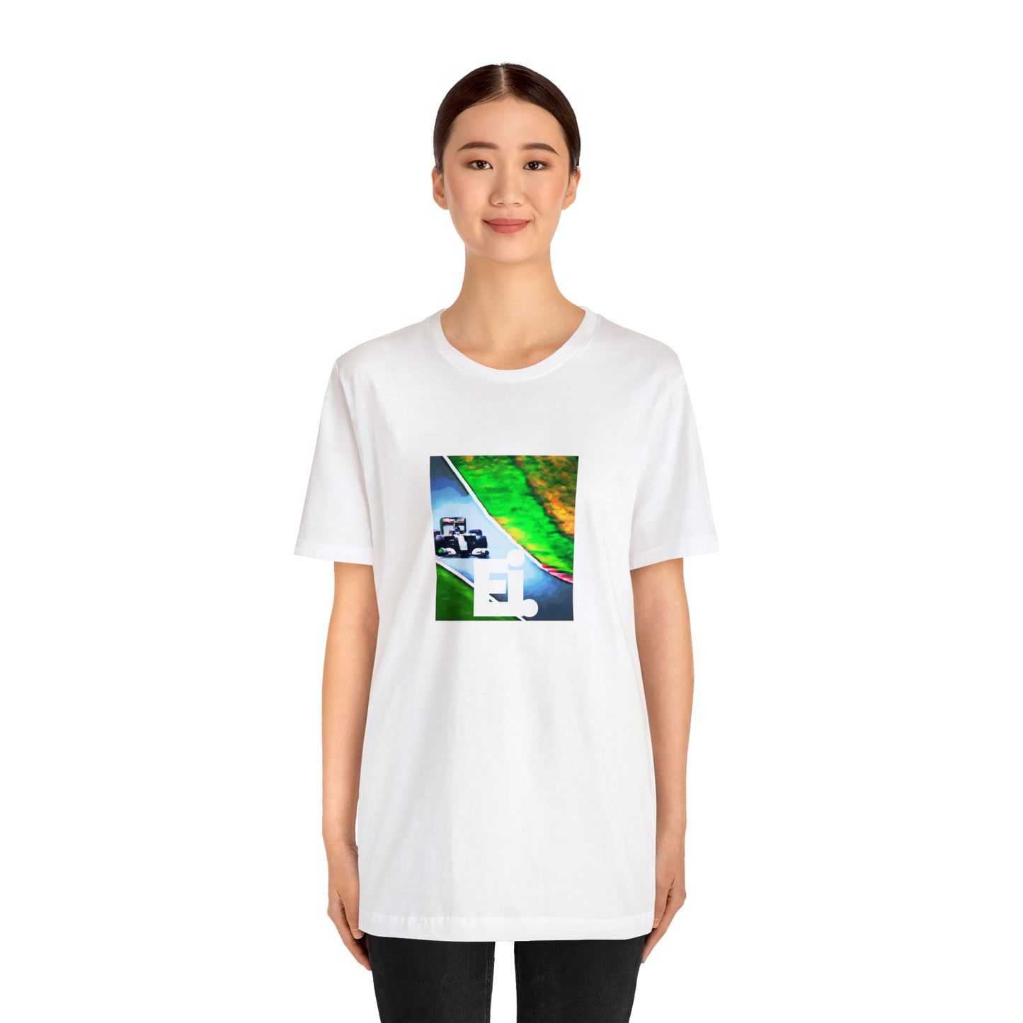 Gigi di Ponti, a female streetwear designer from Milan in the 1990s. She was notorious for her bold, avant-garde designs that made an impact on Italian fashion trends. Her creations, inspired by Italian culture,-Tee