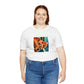 Marcella Rossi, an independent female fashion designer from Florence, Italy in the 1990s. She blended the up and coming streetwear trend to her distinct Italian design, creating a hybrid blend of elegance and edge in her collections. Marcell-Tee