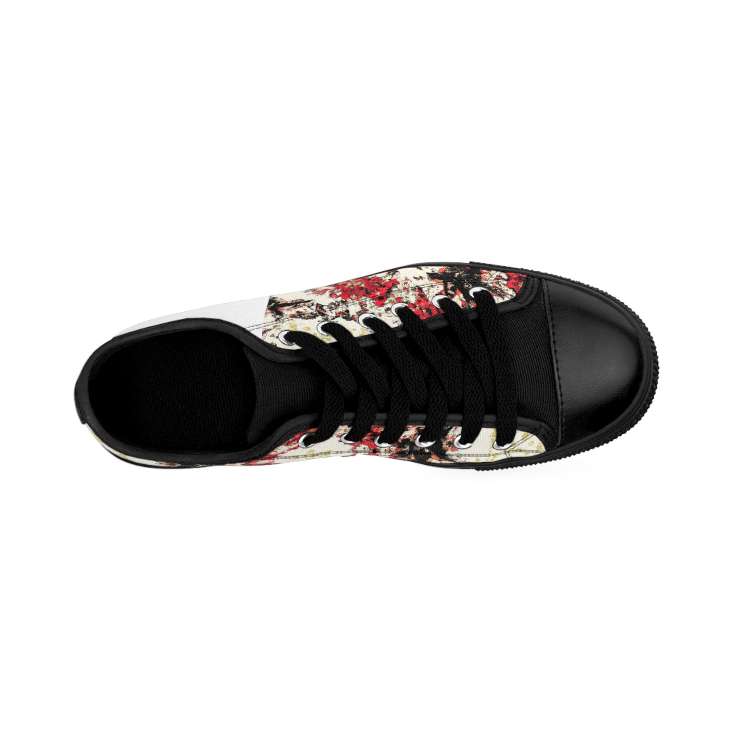 Cecilia de Madrid is an imaginary Spanish shoe designer from the 1500s. She specializes in reinventing traditional Spanish shoe designs for a modern audience. Her colorful and intricate embroidery patterns and tasseled leather straps are a-low top
